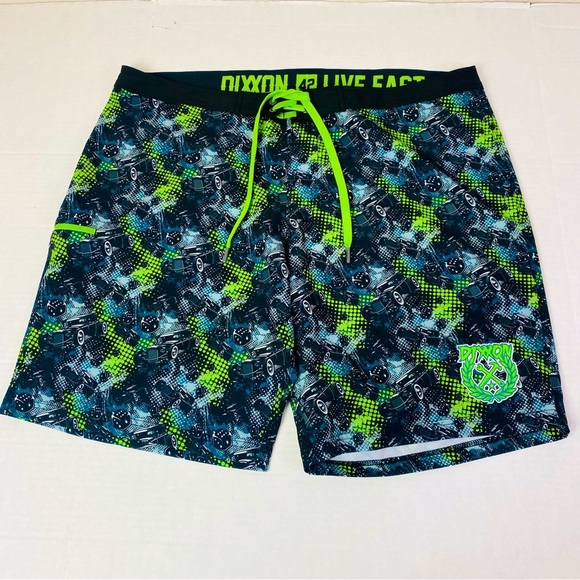 Dixxon Classic Car Graphic Board Shorts Size 42 - Picture 1 of 7